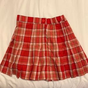 Size XS Plaid Aerie Skirt